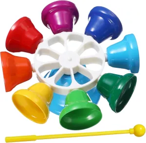 for Schools anew lateral Daycares Tone Musical Hand Bells for Rhythm Instrument for Early Music Education Brain Development Playtime Fun 
