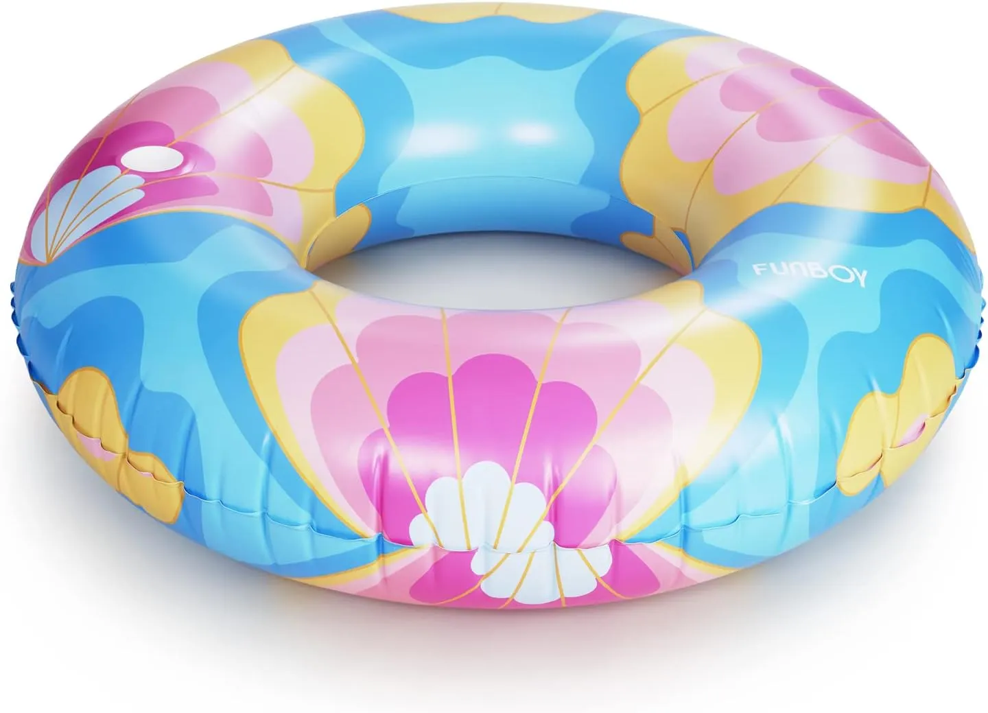 for Summer mint recipe background aquifer honeycomb photograph Pool Parties and Entertainment Large FUNBOY Giant Inflatable Mermaid Shells Tube Float, Donut Style Pool Float, Luxury Raft 