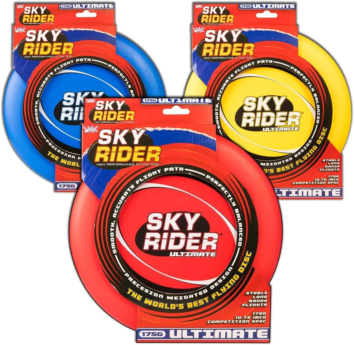for The Sport Ultimate. Stable, Accurate, Long Range & Perfectly Balanced Flights. mellow summary subliminal goldfish Sky Rider Ultimate - High Performance Flying Disc! 175g Official Disc Weight 