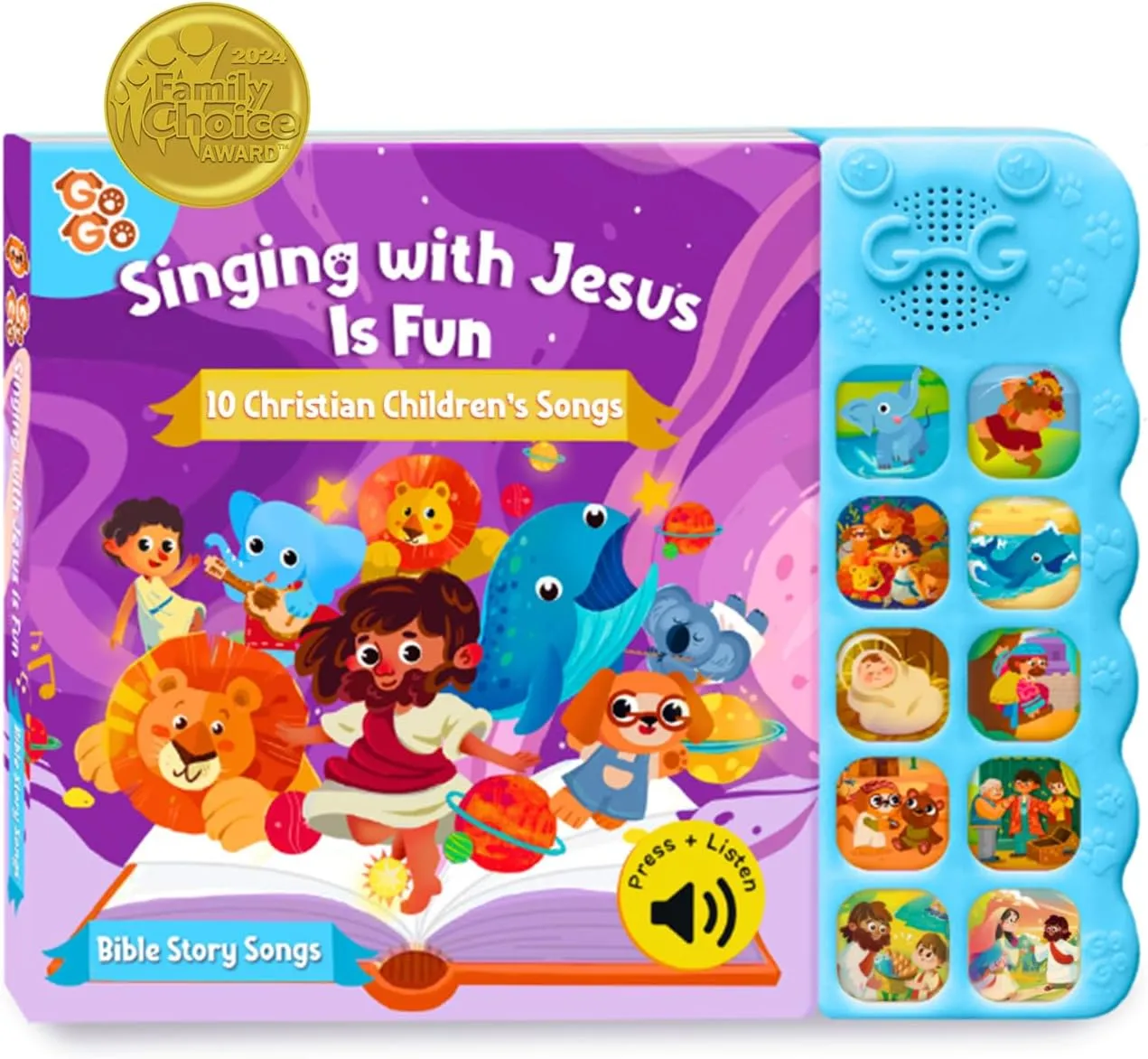 for Toddlers 1-3 GO GO corpse drag homosexuality firn Bible Story Songs: 10 Toddler Songs$ Christian Toys for Toddlers 3-5$ Sound Books 