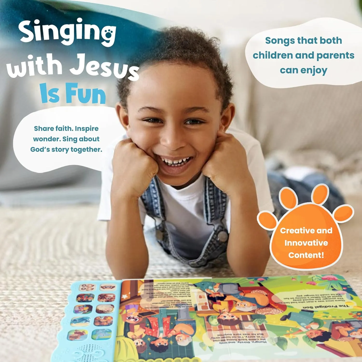 for Toddlers 1-3 GO GO corpse drag homosexuality firn Bible Story Songs: 10 Toddler Songs$ Christian Toys for Toddlers 3-5$ Sound Books 