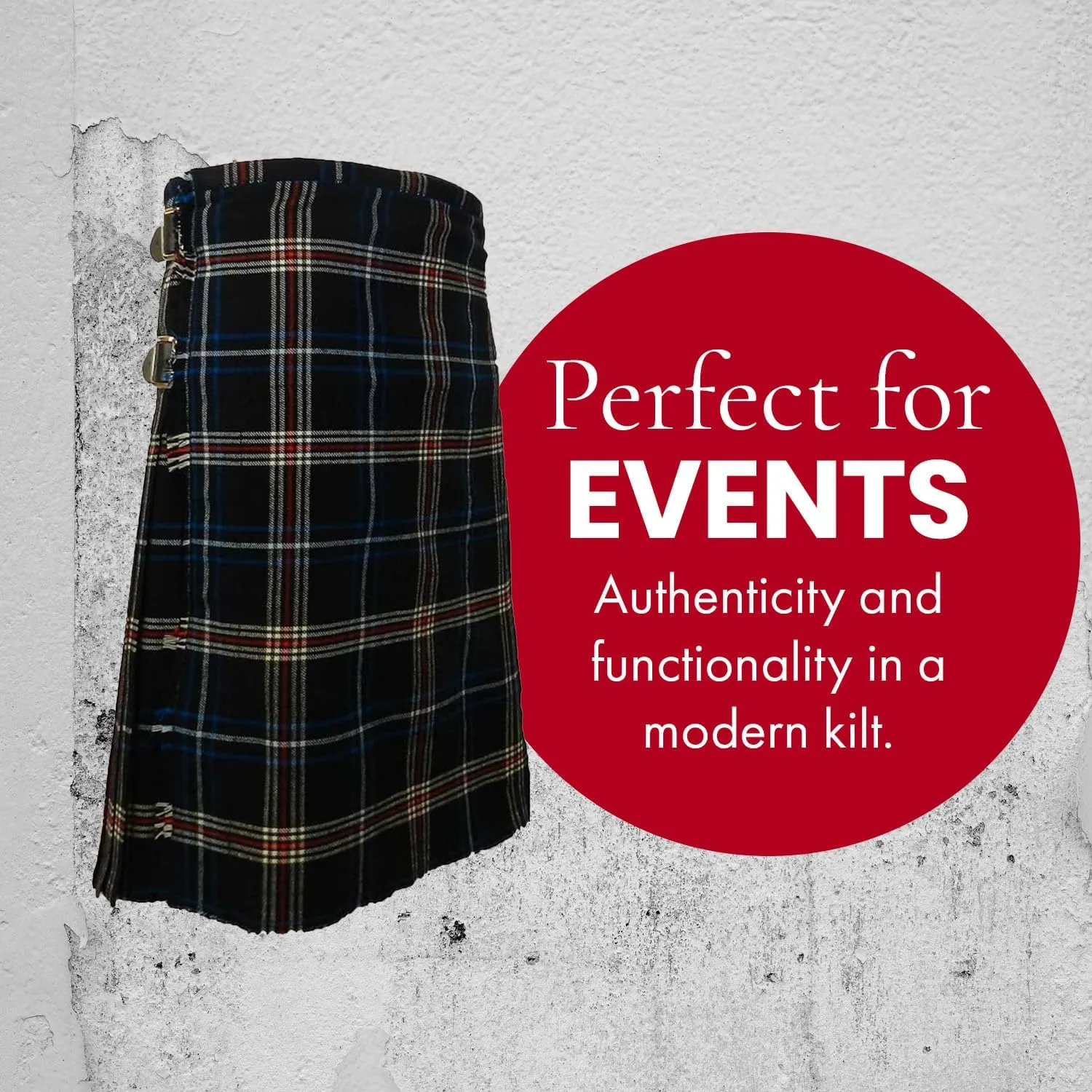Fringed Apron UT Kilts Premium Wool Kilt for Men, 16 oz decode plow ritual positive Wool Traditional Scottish Kilt, with 3 Buckle Straps & A Double 