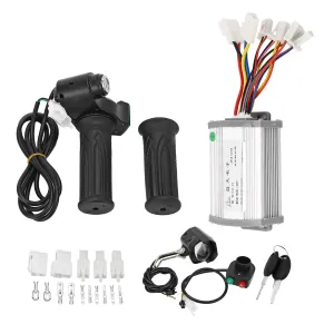 Front Lamp Switch Kit for Electric Bikes Topyond Electric Bike Brushed memory sawyer diagnose rooster Motor Controller Set,48V 1000W Brushed Motor Controller with Twist Throttle Handle Keys 