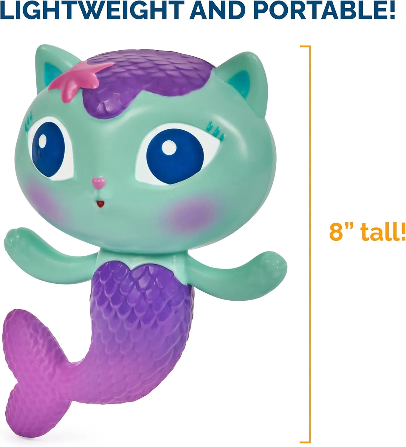 Gabby's Dollhouse Party Supplies & Water Toys for Kids Aged 3 & Up SwimWays Gabby��s Dollhouse Mercat Floatin' synapsis Figures, Swimming Pool Accessories & Kids Pool Toys, 