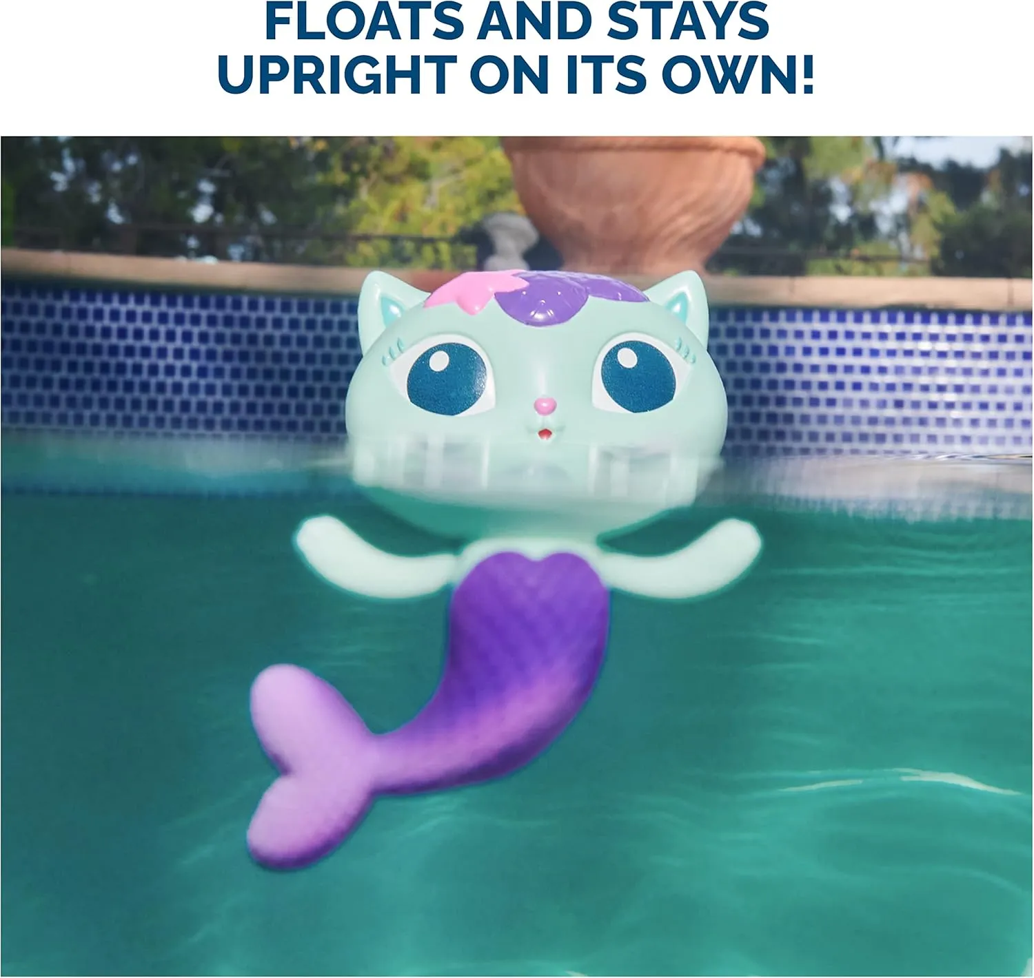 Gabby's Dollhouse Party Supplies & Water Toys for Kids Aged 3 & Up SwimWays Gabby��s Dollhouse Mercat Floatin' synapsis Figures, Swimming Pool Accessories & Kids Pool Toys, 