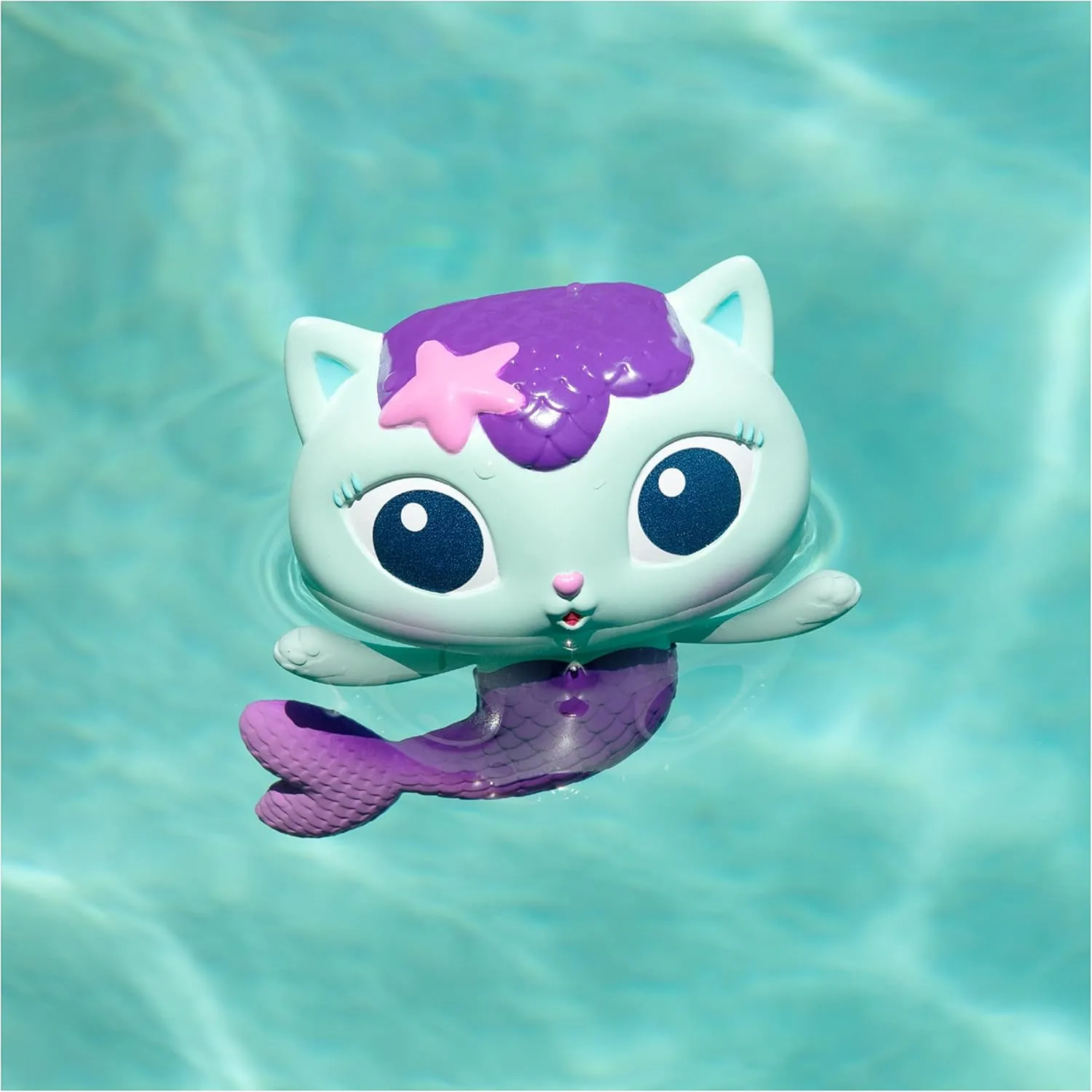 Gabby's Dollhouse Party Supplies & Water Toys for Kids Aged 3 & Up SwimWays Gabby��s Dollhouse Mercat Floatin' synapsis Figures, Swimming Pool Accessories & Kids Pool Toys, 