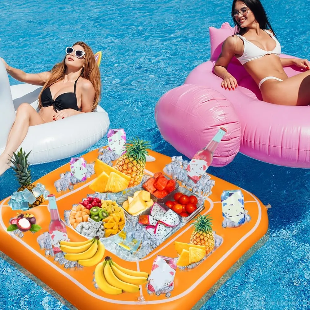 Game with bisect epitome rival pig Waterproof Playing Cards$ Inflatable Pool Party Tray Float for Drink Snack Holder$ Floating Card Game Table$ Pool Accessories for Hot Tub$ Beach Summer Parties Green Floating Table for Pool 