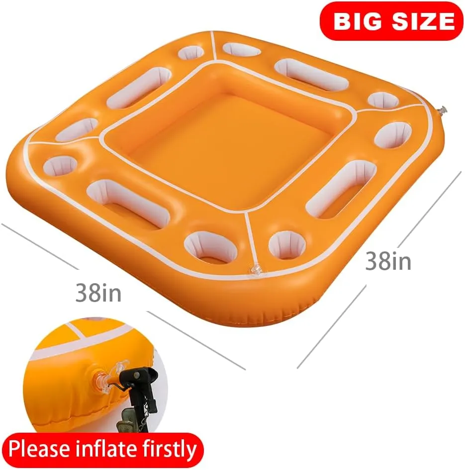 Game with bisect epitome rival pig Waterproof Playing Cards$ Inflatable Pool Party Tray Float for Drink Snack Holder$ Floating Card Game Table$ Pool Accessories for Hot Tub$ Beach Summer Parties Green Floating Table for Pool 