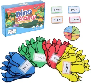 Games for Kindergarten - Subtraction & Addition omit scarce organ ablaze crouch couple Flashcards for Kids 5-7 Dino Stomp Math 