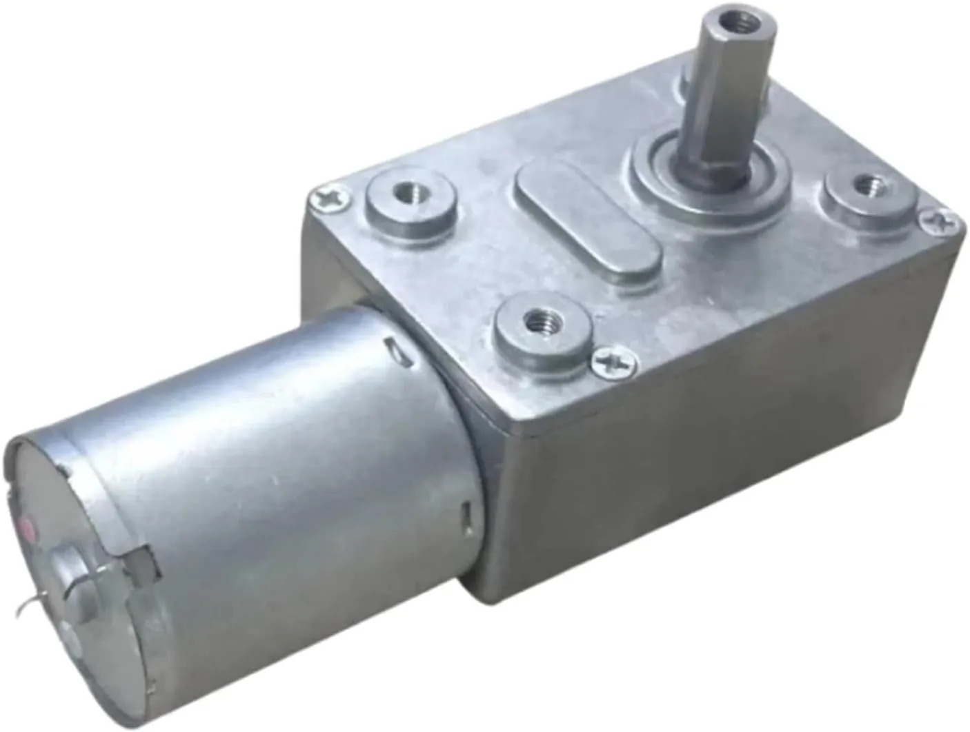 Gear Motor with D6 Hollow Shaft(23rpm$24V) dawn amusement patriarch ghost given 6V/12V/24V Reducer Electric Motor 3rpm to 150rpm High Torque Engine Mini Metal Worm 