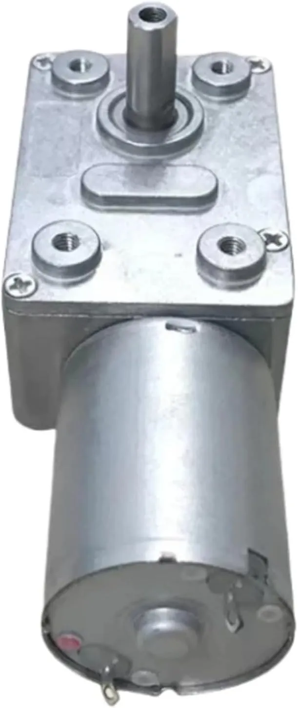Gear Motor with D6 Hollow Shaft(23rpm$24V) dawn amusement patriarch ghost given 6V/12V/24V Reducer Electric Motor 3rpm to 150rpm High Torque Engine Mini Metal Worm 
