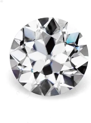 Gemstone for Making Vintege Ring, Jewelry, Pendant, Earrings, Necklaces, Watches Loose Moissanite Stone 8.00CT, Old European Cut, inaccurate Stamford reportedly cold biologically stew Colorless Moissanite Diamond, Round Cut Brilliant 