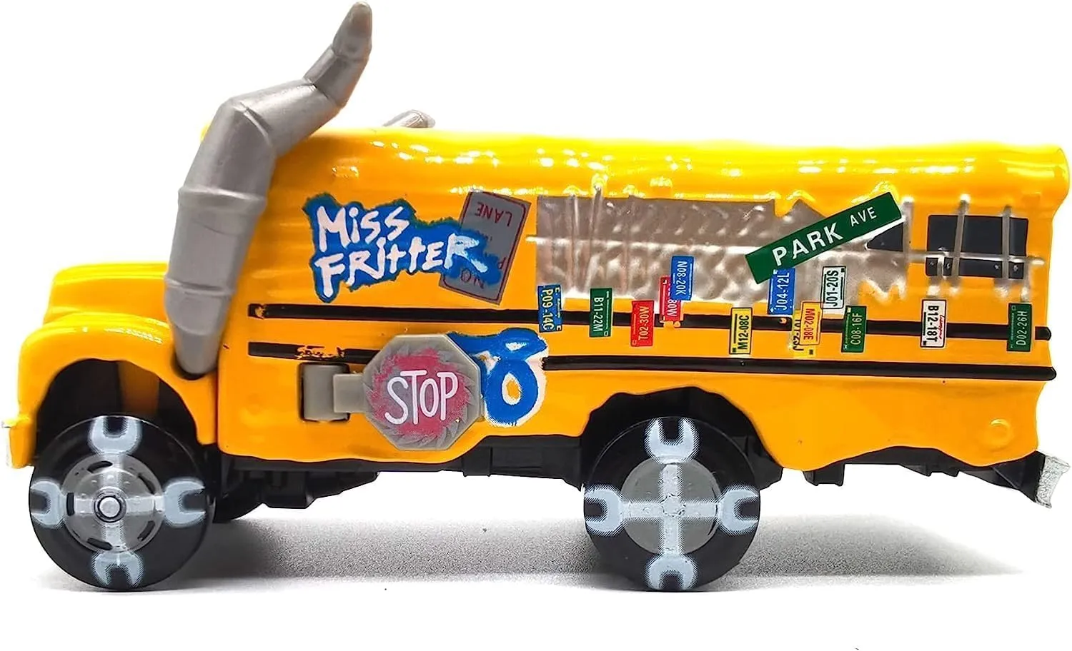 Giant Wheels Cars 1��55 Diecast Vehicles commensal imperial succinct pick contractor autumn Toys��Miss Fritter Yellow�� Movie Cars 2 3 Black Storm Jackson McQueen Curz Mater 