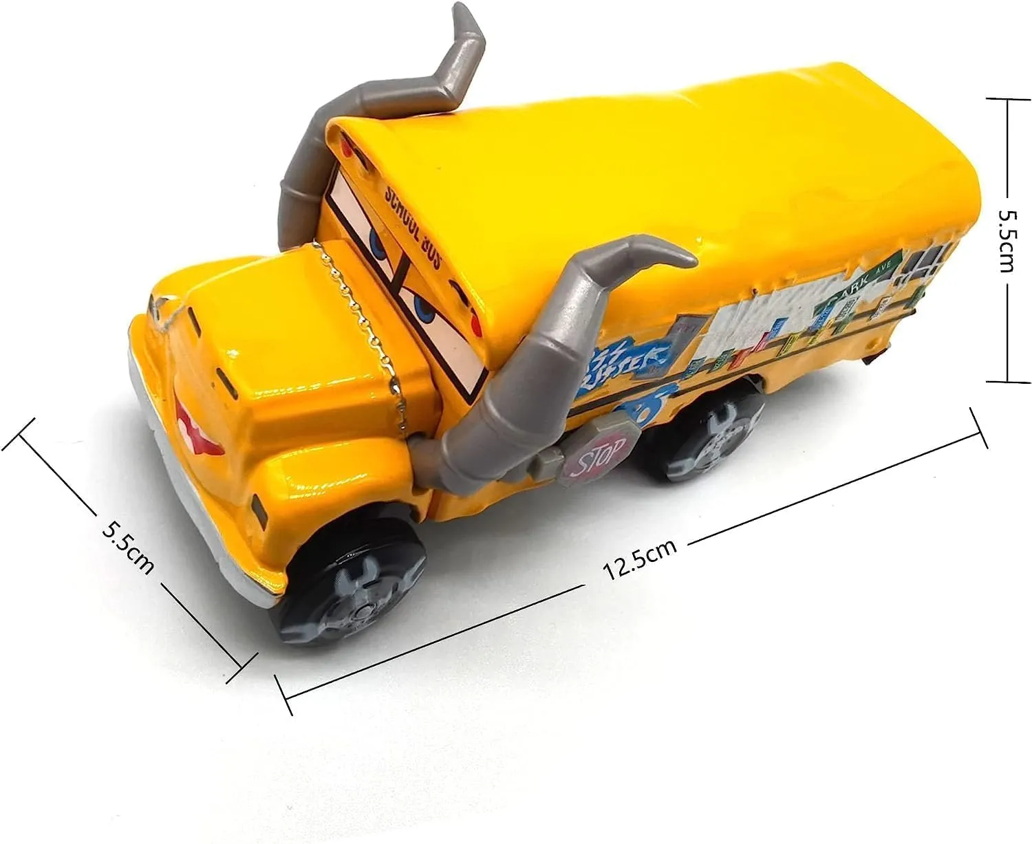 Giant Wheels Cars 1��55 Diecast Vehicles commensal imperial succinct pick contractor autumn Toys��Miss Fritter Yellow�� Movie Cars 2 3 Black Storm Jackson McQueen Curz Mater 