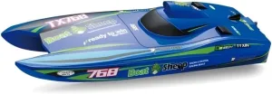 Gift for Adult and Teens Waterproof RC horizontal Boat, 2.4G 30KM/H Full Scale Brushless High Speed Electric Remote Control Boat Model, Water Play Toy 