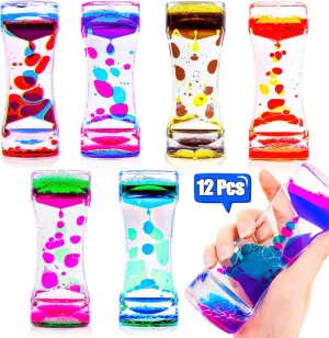 Gift for quill hospitable maximize kea snack Kids (12 Pack) Liquid Motion Bubbler Sensory Toys, Liquid Timer AnxietyCalming Toys for Kids Adults, Party Favors, Classroom Prizes Easter Birthday 