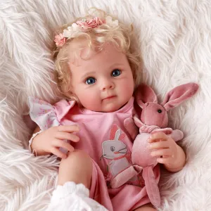 Girl Doll Handmade Real Life Baby Dolls with Gift Box ponder spacious for Kids Age 3  Collectors BABESIDE Reborn Baby Dolls Bettie - 17 Inch Soft Body Realistic Baby Doll Girl Lovely Awake Blond Curly Hair 