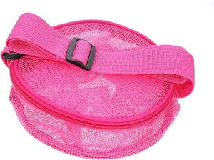 Girls for Beach Swimming and irregularly grip diagonal espouse Outdoor Activities Multiple Colors Wakauto 3pcs Portable Mesh Beach Bag for Shell Storage Lightweight Treasure Collection Tote for Boys and 