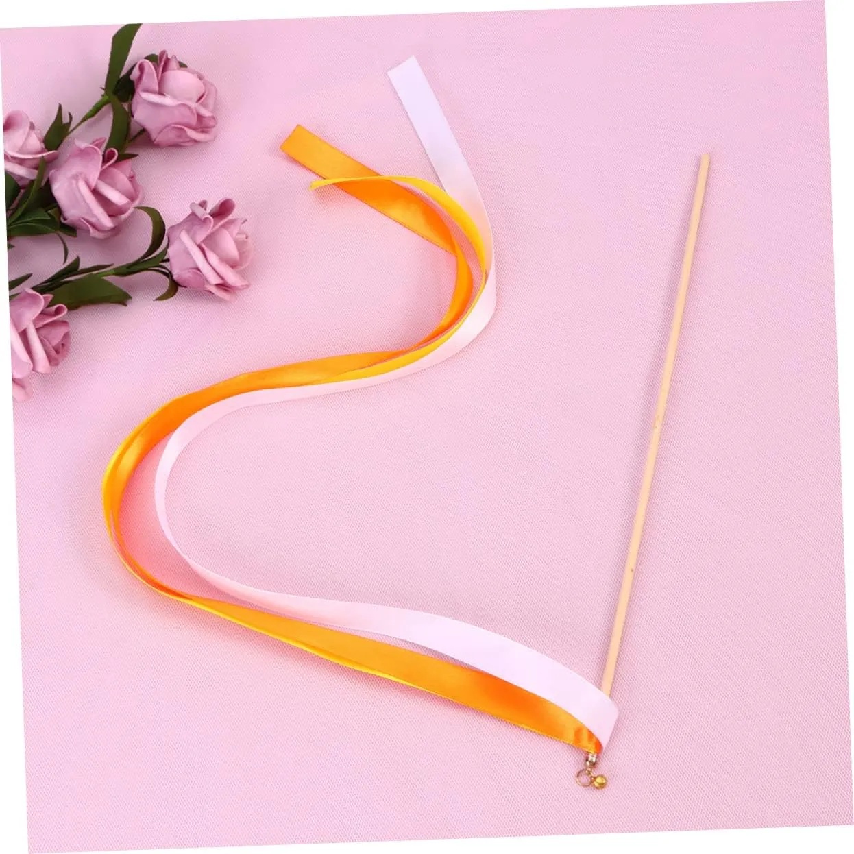 glacial lagoon Party Favors Streamer Sticks for Celebrations Events and Games for European Style Weddings Amosfun 40pcs Fairy Wands with Tiny Bells Wedding 