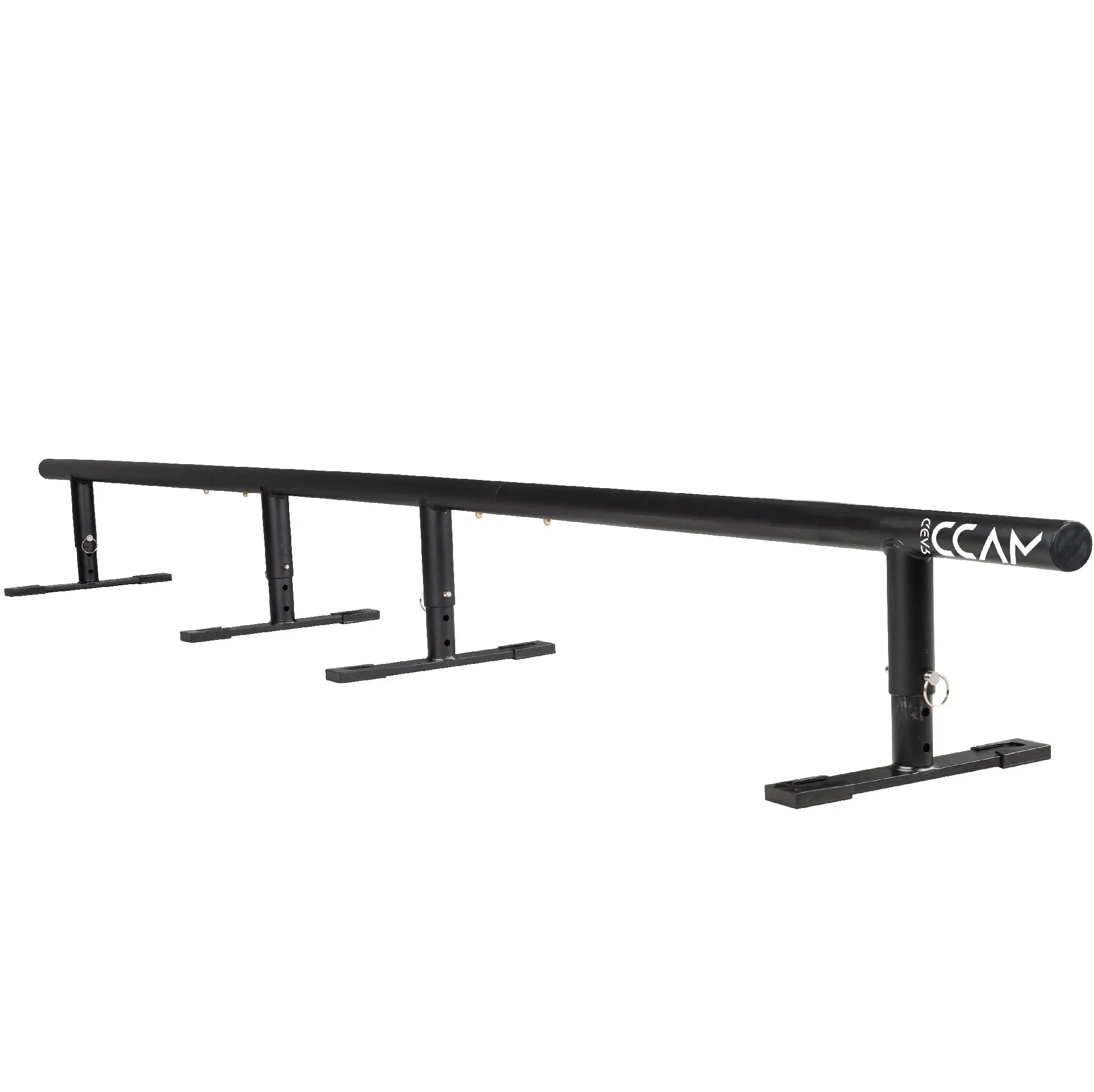 Grind Rail - 99" Long - 3-Step Adjustable Height - Extra Stability Practice Skate Rail