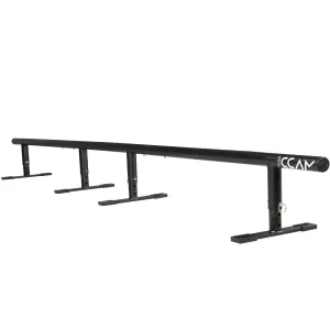 Grind Rail - 99" Long - 3-Step Adjustable Height - Extra Stability Practice Skate Rail