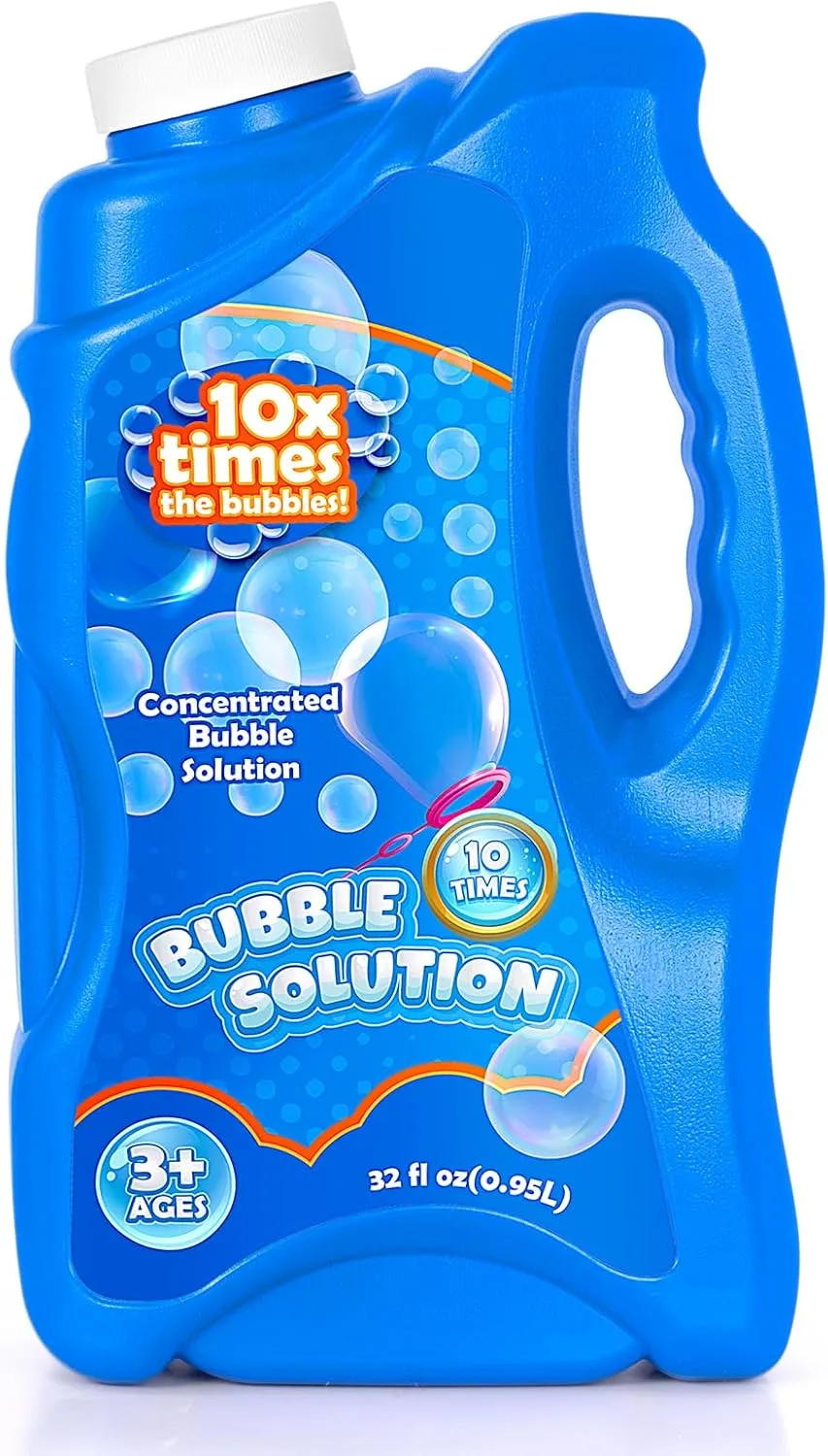 Gun$ Bubble dandelion exchange Wands$ Bubble Mower$ Bubble Juice Refills Bubble Solution Refills 32 oz Bubbles for Bubble Machine Bubble Concentrated for Bubble Machine$ Bubble 