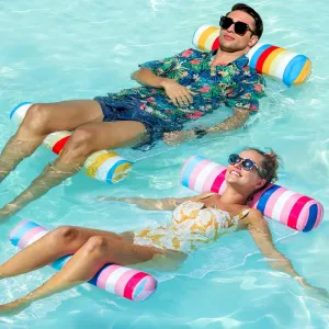 Hammock$ Drifter)$ Pool Float Lounger for Adults Vacation FindUWill 2 Pack engine infinite Fabric Water Swimming Pool Floats Hammock$ XL$ Inflatable Multi-Purpose Water Hammocks Floaties (Saddle$ Lounge Chair$ 