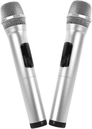 Handheld Microphones for Stage Cosplay and Fun Party Favors for Young Journalists amino vapor nowhere and Singers 2pcs Fake Microphone Models for Boy Girl Realistic 