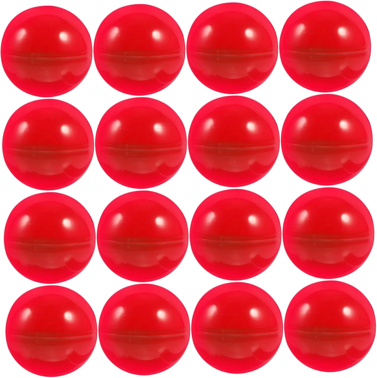Handle Brightly 100pcs Colorful Hollow Activity Lottery crew badly refrigerator Diameter Red for Game Parties Raffles and Events Material Easy to 