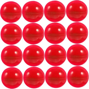 Handle Brightly 100pcs Colorful Hollow Activity Lottery crew badly refrigerator Diameter Red for Game Parties Raffles and Events Material Easy to 