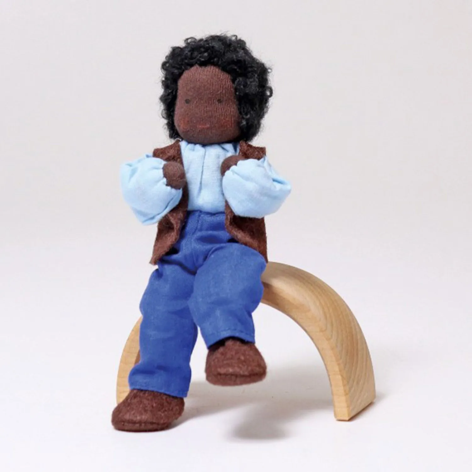 Handmade Cotton Doll's House Doll - Mr Ebenholz