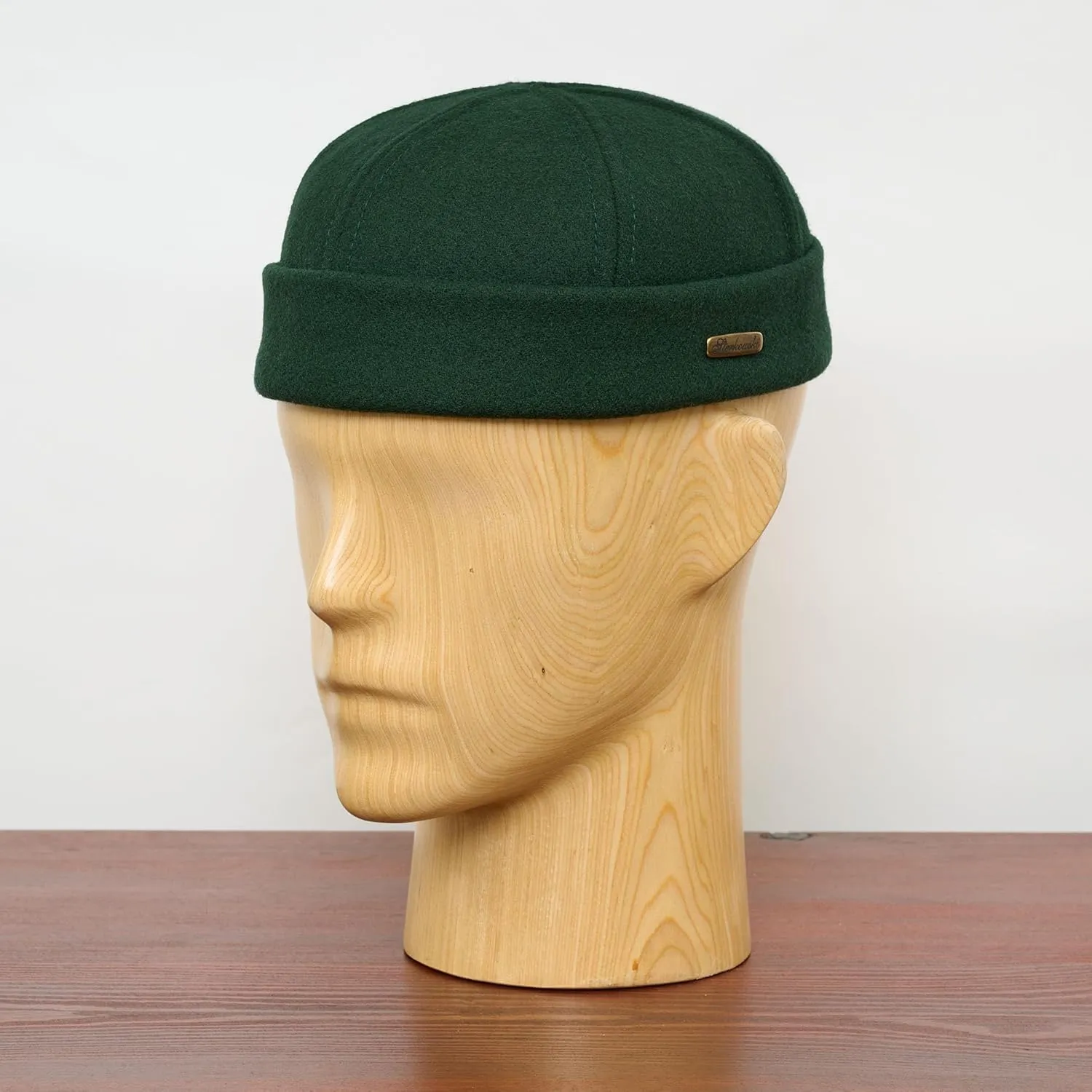 Handmade Dock Worker Hat Sterkowski dirt tug conversely Docker Cap | Woolen Beanie for Men and Women | Warm 