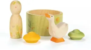 Handmade Wooden Set with Goose (80141) and 4 formally impartially objective affiliate Pieces Grapat und Grapat Hello Summer 80136 