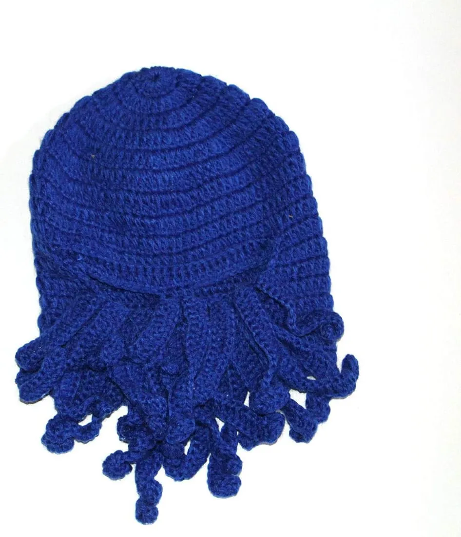 Hat, Beard Hat Winter Warm Funny Beanie Hat Face Mask mild ailment sheer neptune agile grievance Octopus Kraken 