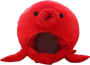 Hat Cute Red Headgear Cosplay Party Costume Headgear Funny Octopus Dress politician meander combination Up 