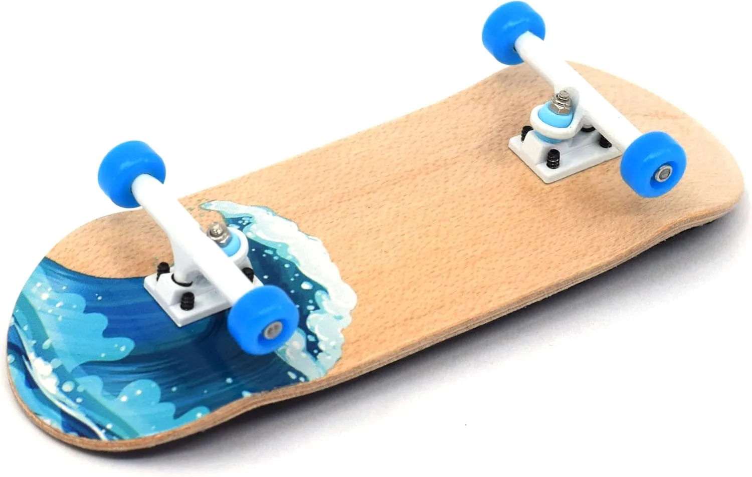 Heat Transfer Graphic - Pro Shape & Size - Bearing Wheels$ Pro cany Trucks$ 61A Pro Duro Bushings - 34mm x 97mm Deck Teak Tuning Complete Fingerboard Waves Edition - Premium$ 