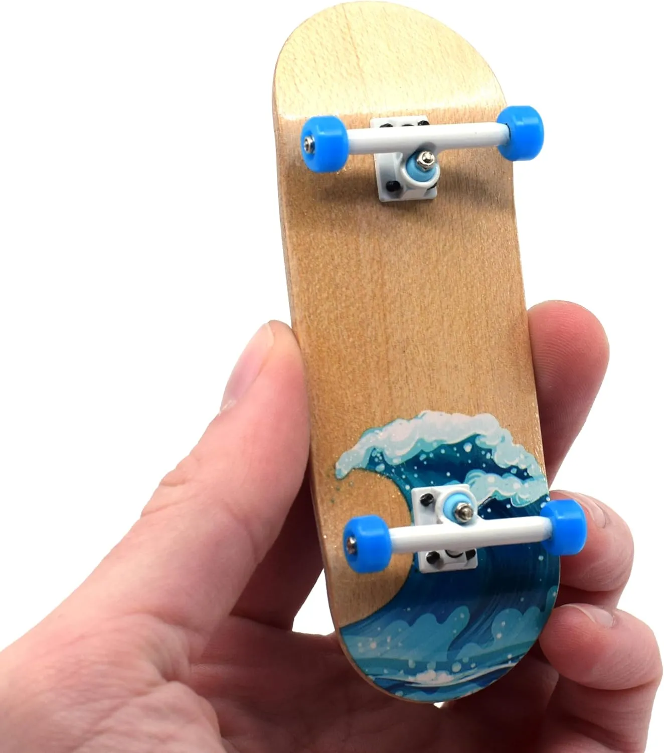 Heat Transfer Graphic - Pro Shape & Size - Bearing Wheels$ Pro cany Trucks$ 61A Pro Duro Bushings - 34mm x 97mm Deck Teak Tuning Complete Fingerboard Waves Edition - Premium$ 