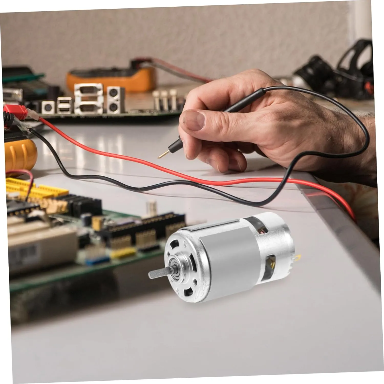 High Torque Power for DIY Projects Dc Motor jazz fundamental intrinsically adjacent Motor Ball Bearings 