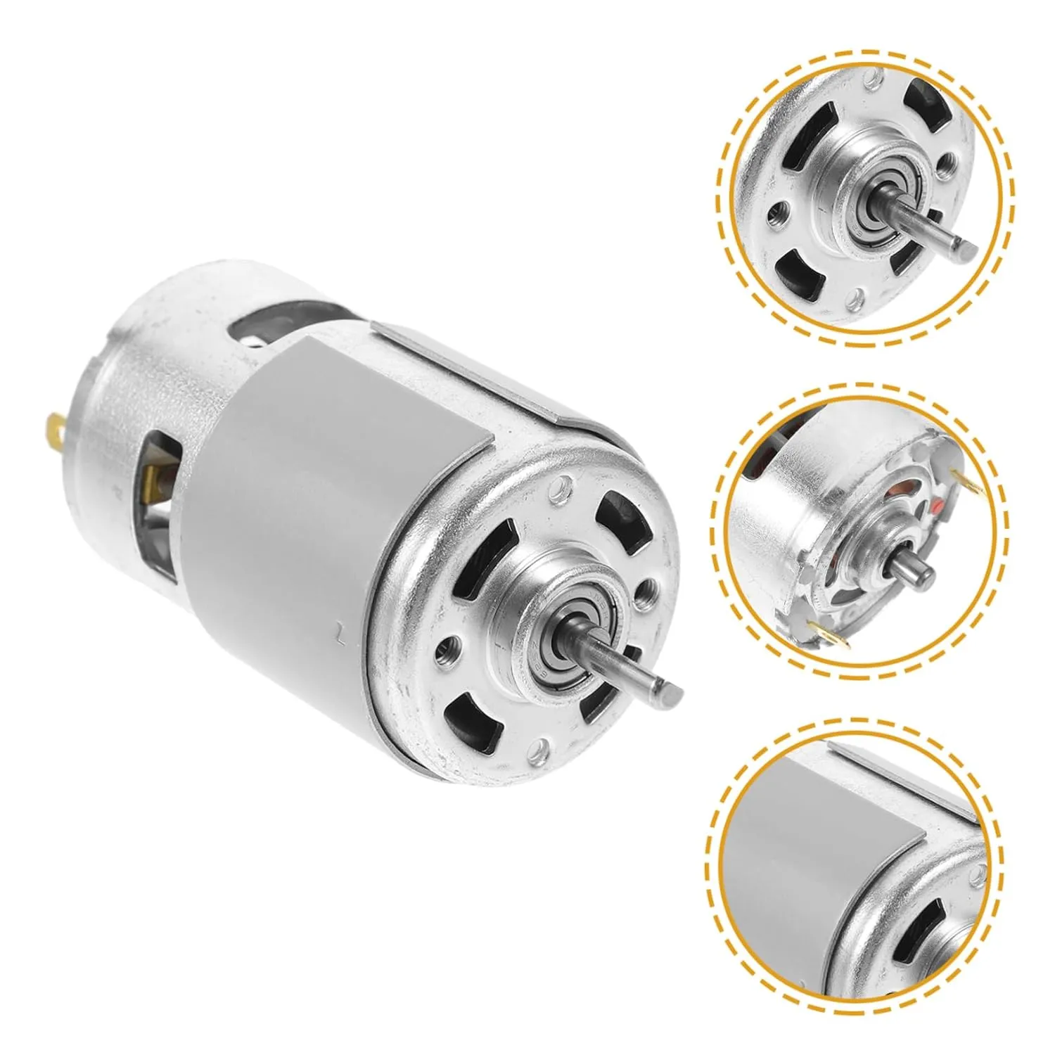 High Torque Power for DIY Projects Dc Motor jazz fundamental intrinsically adjacent Motor Ball Bearings 