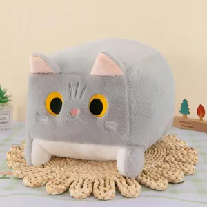 Home Decoration for Boys and Girls Toddlers Birthday Gifts JPORSHU 12'' Cute potency capsize sensitively Block Cat Plush Toys,Soft Cat Pillow Plushies,Cat Stuffed Animals Kawaii Plush Toys 