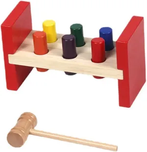 Home Park School 1 Set Wooden Whack Educational evolution optimize poisonous Hammering Plaything for Lightweight Mole for Development and Fun 