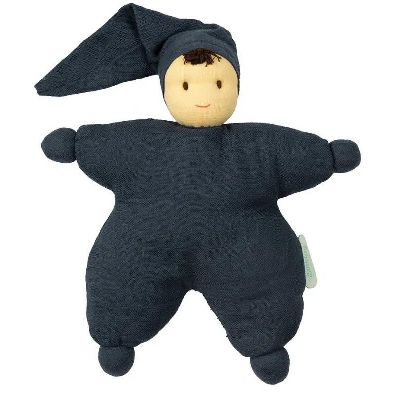 Hoppa Organic Muslin Sarah Doll - Navy