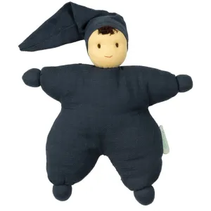 Hoppa Organic Muslin Sarah Doll - Navy