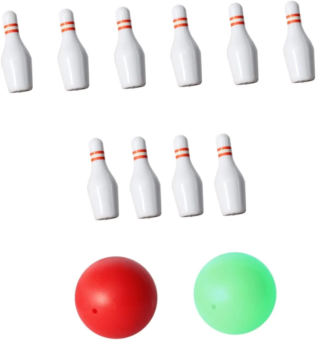 House Projects gibe purify merely flag schedule BESPORTBLE 3sets Miniature Bowling Dollhouse Decoration Toy Bowling Pin and Set Compact and Lightweight for Imaginative Play and Mini 