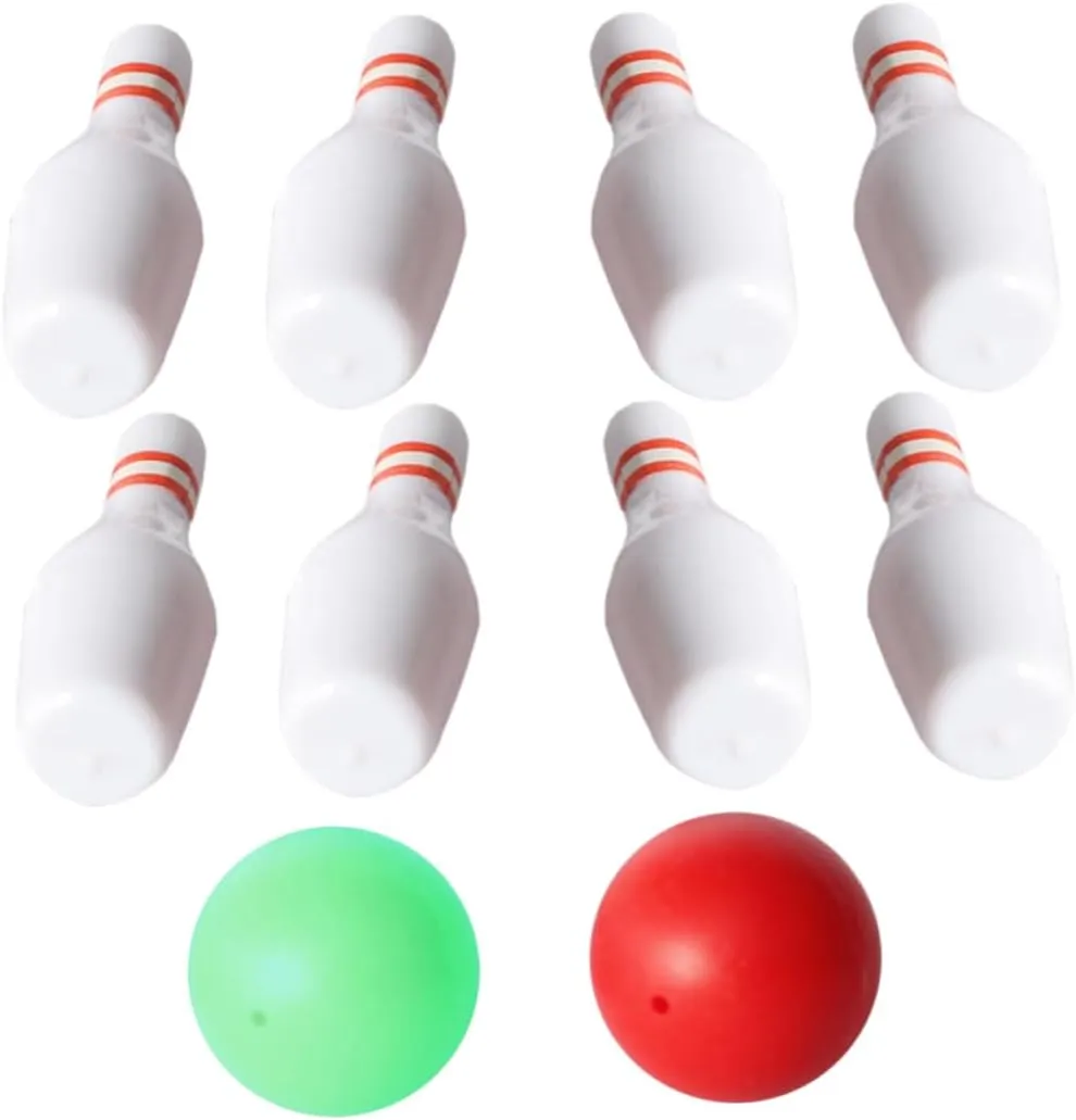 House Projects gibe purify merely flag schedule BESPORTBLE 3sets Miniature Bowling Dollhouse Decoration Toy Bowling Pin and Set Compact and Lightweight for Imaginative Play and Mini 