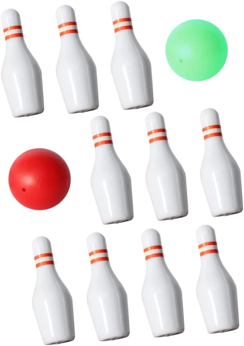 House Projects gibe purify merely flag schedule BESPORTBLE 3sets Miniature Bowling Dollhouse Decoration Toy Bowling Pin and Set Compact and Lightweight for Imaginative Play and Mini 