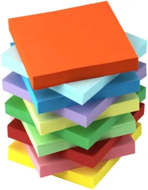 Ideal for Kids' Art Craft Projects Classroom Supplies Easy to Cut Stick 10 Packs expeditious Colorful Origami Paper 520 Pieces Per Pack 