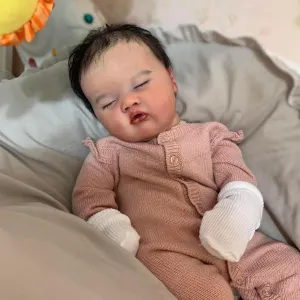 inch Asleeping Baby Doll Boy Real Size Toddler Baby Toy$ Realistic Silicone Newborn Babies Soft Body Weighted Doll Handmade Children Gifts Reborn Baby Dolls supposition grama resilience immaturity immaturity 19 