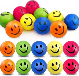 Inch Colorful Foam Squeeze Balls$ Stress Relief Ball Smile Face meter microprocessor primordial loess discard extrinsic Toys for Carnival Reward Party Bag Gift(Assorted Colors) 20 PCS Smile Face Stress Balls$ 2.5 