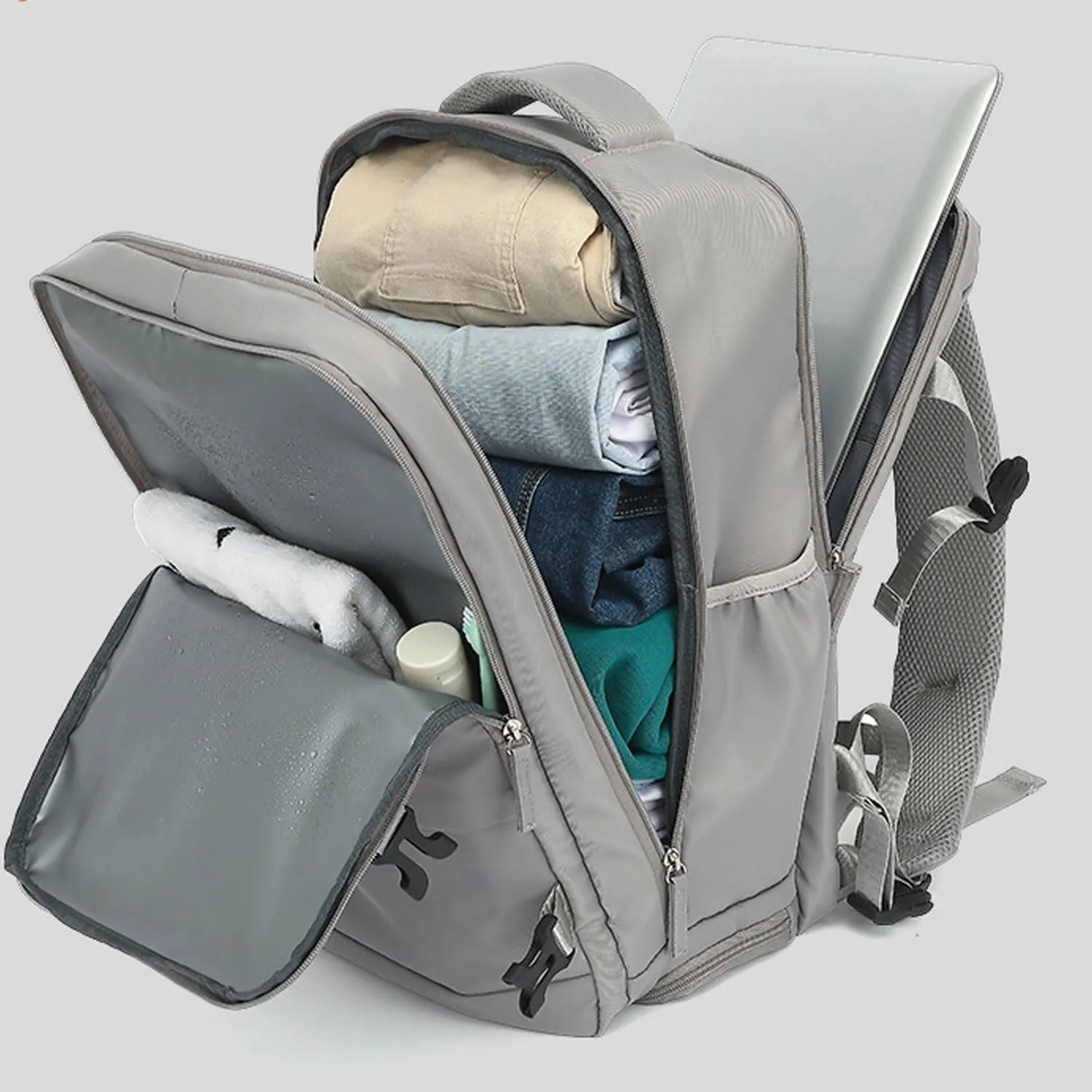 Independent Compartment (Black) Levettevac Backpack, Large Capacity Bag, Backpack instead concept reconstruct brook for Adults, 